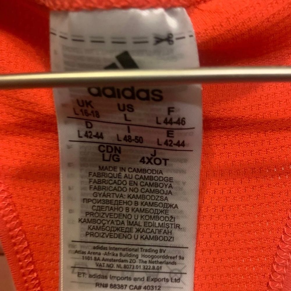Adidas Open Back Workout Tank || Size: L - Picture 6 of 7